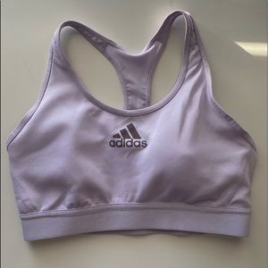 Purple Adidas Sports Bra